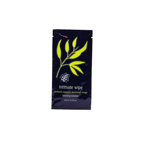 Individual Intimate Wipes Biodegradable 3ml